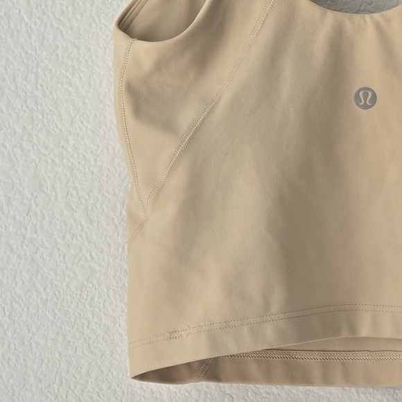 Lululemon Align Tank Top Light Support - Size 2 - Cream - A/B Cup - Picture 6 of 10